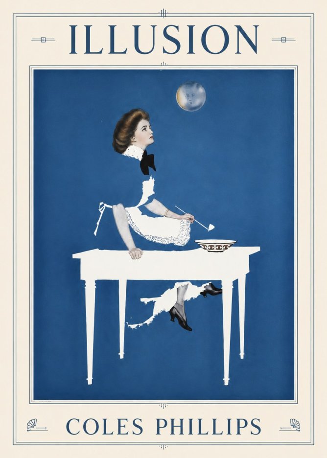 Coles Phillips Illusion No1 - Póster