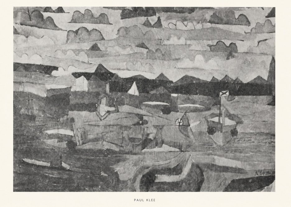 Paul Klee Coastal Landscape No6 - Póster