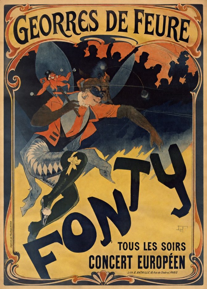 Georges de Feure Fonty II No1 - Póster