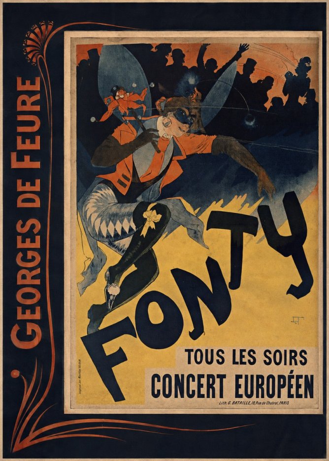 Georges de Feure Fonty II No2 - Póster