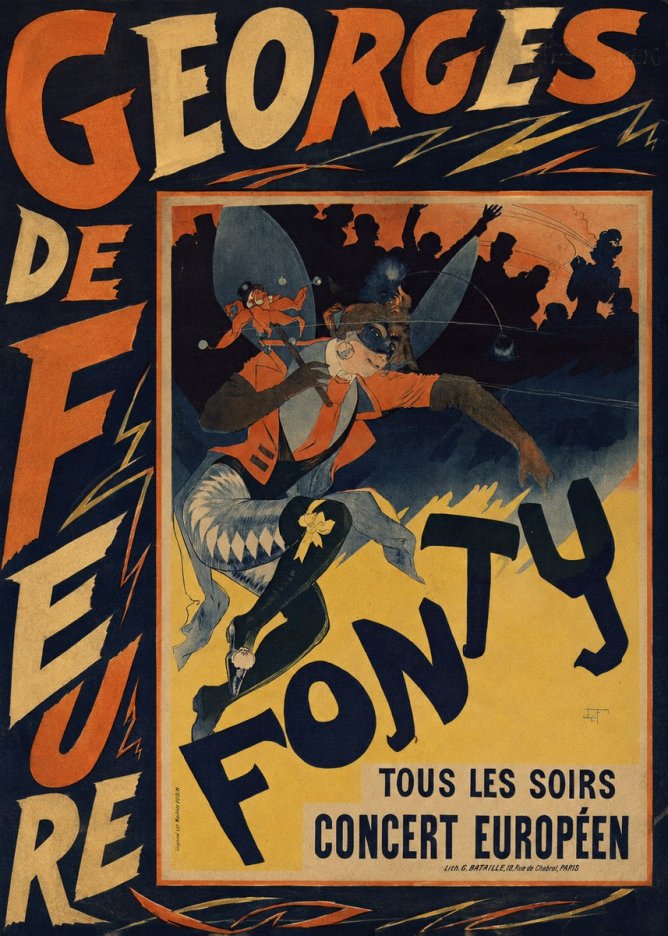 Georges de Feure Fonty II No5 - Póster