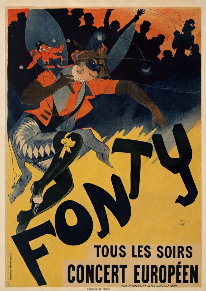 Georges de Feure Fonty II No6 - Póster