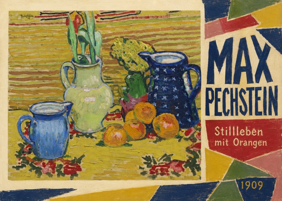 Max Pechstein Stillleben Mit Orangen No3 - Póster