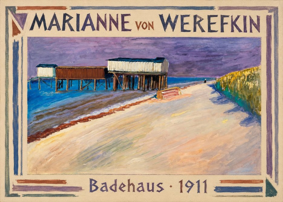 Marianne von Werefkin Badehaus No1 - Póster