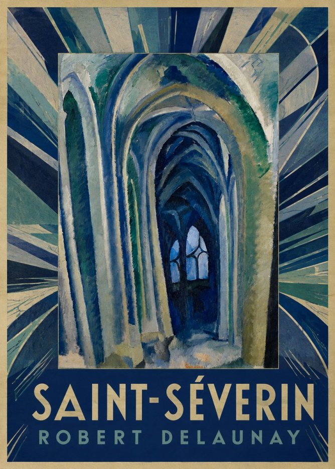 Robert Delaunay Saint-séverin No6 - Póster