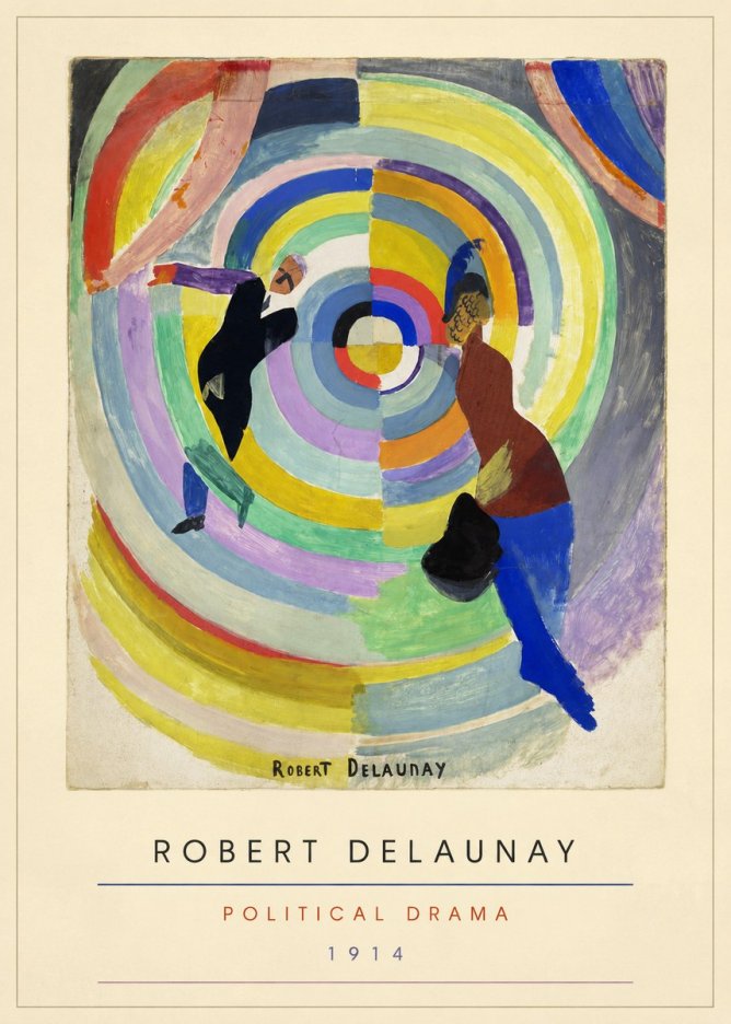 Robert Delaunay Political Drama No3 - Póster