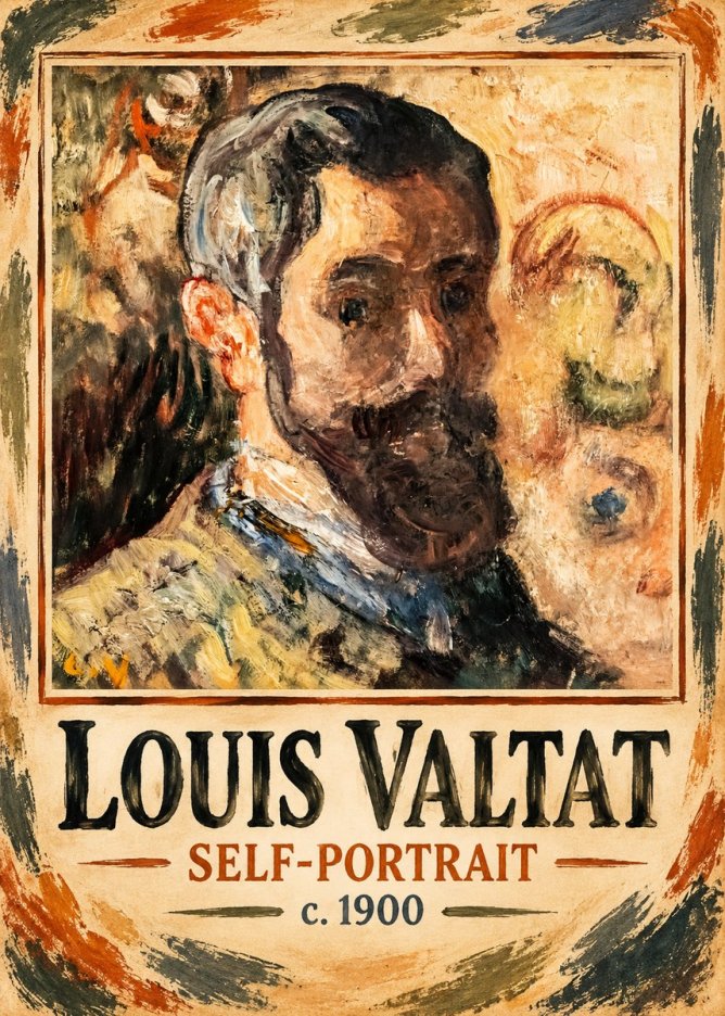 Louis Valtat Self-portrait No1 - Póster