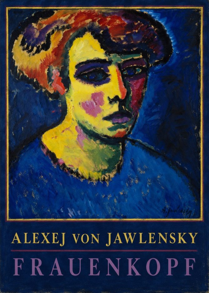 Alexej von Jawlensky Frauenkopf No1 - Póster