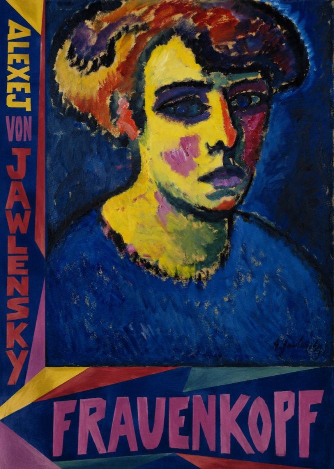 Alexej von Jawlensky Frauenkopf No3 - Póster