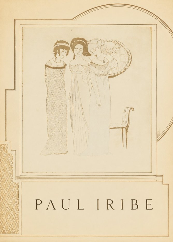 Paul Iribe Elegant Figures No3 - Póster