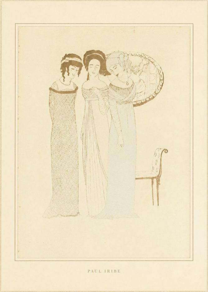 Paul Iribe Elegant Figures No4 - Póster