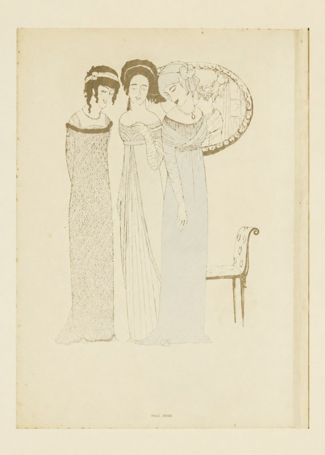 Paul Iribe Elegant Figures No5 - Póster