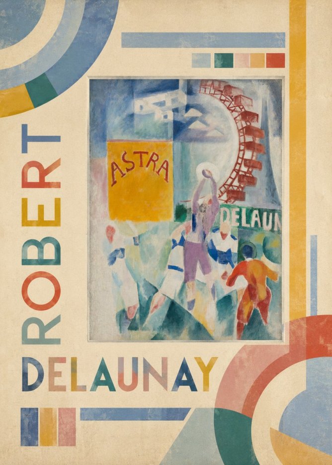 Robert Delaunay Poster for Astra No2 - Póster