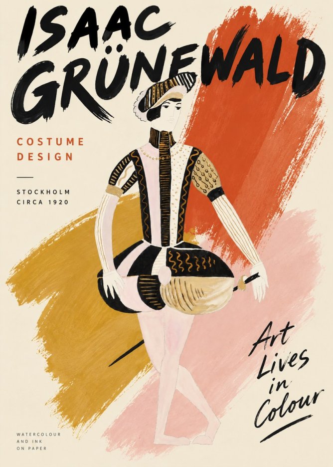 Isaac Grünewald Costume Study VI No3 - Póster