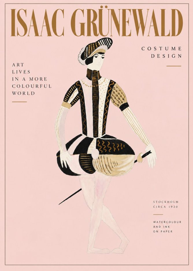 Isaac Grünewald Costume Study VI No6 - Póster