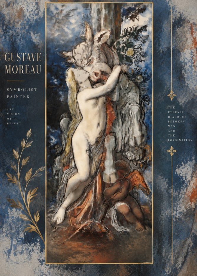 Gustave Moreau Europe and the Bull No6 - Póster