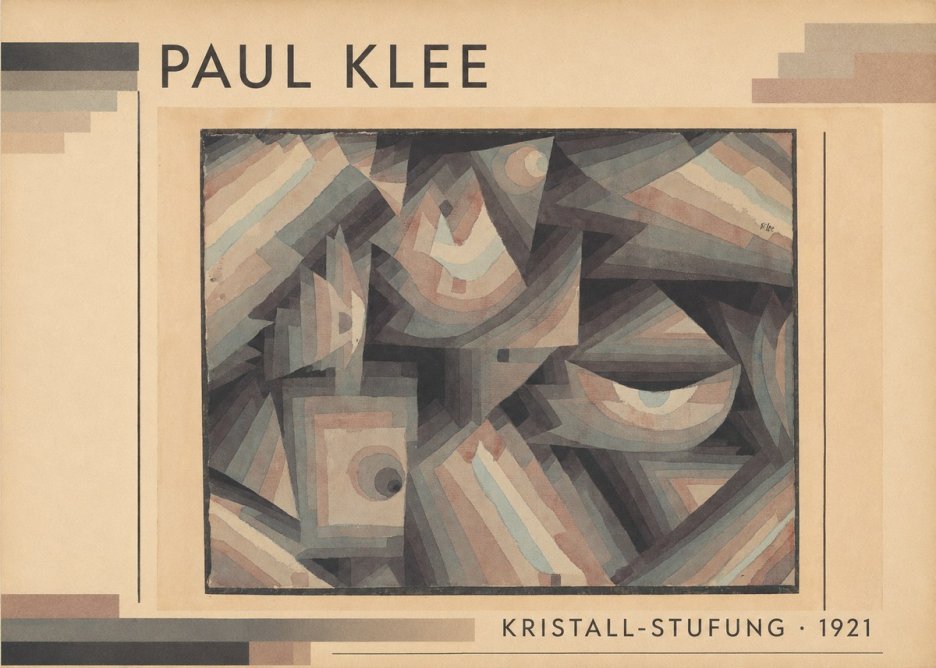 Paul Klee Kristall-stufung II No1 - Póster