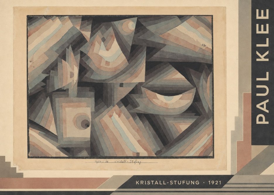 Paul Klee Kristall-stufung II No2 - Póster