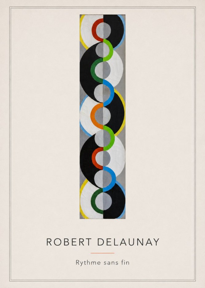 Robert Delaunay Rythme Sans Fin III No4 - Póster