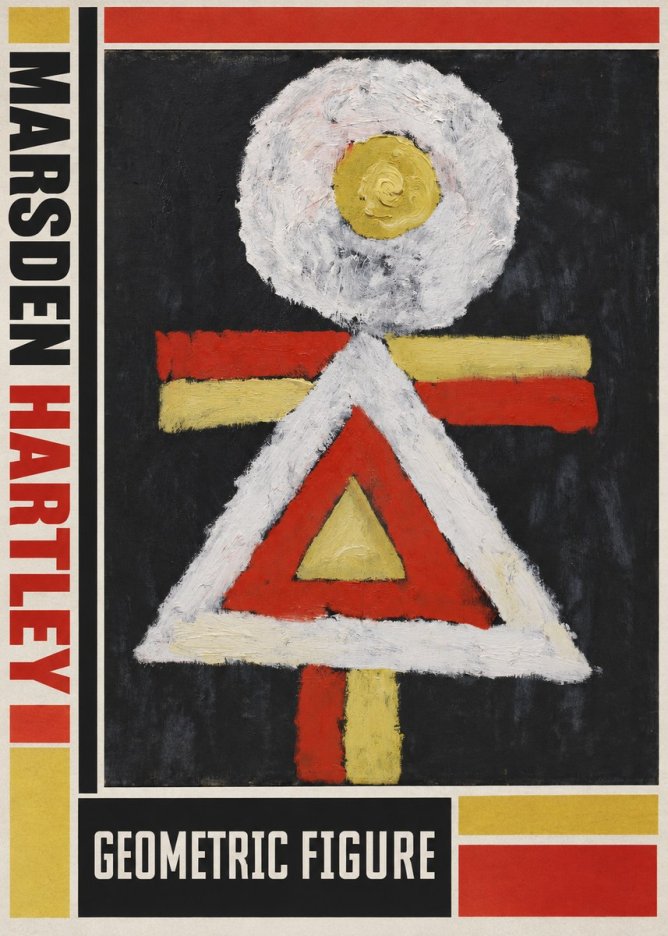 Marsden Hartley Geometric Figure No4 - Póster