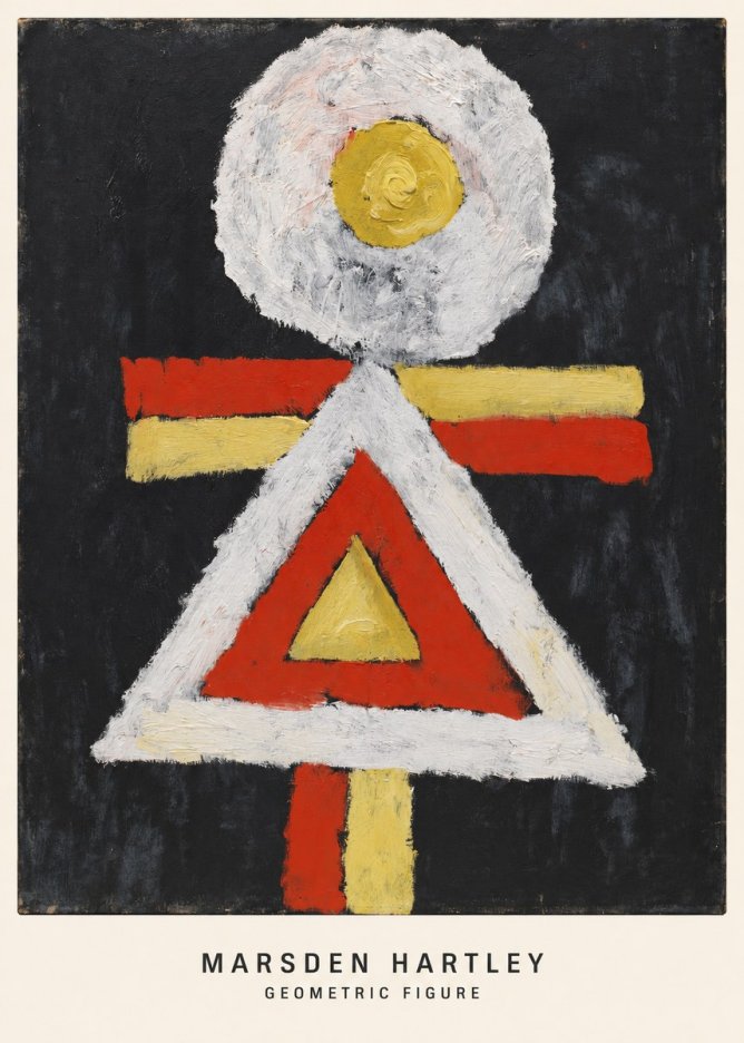 Marsden Hartley Geometric Figure No6 - Póster
