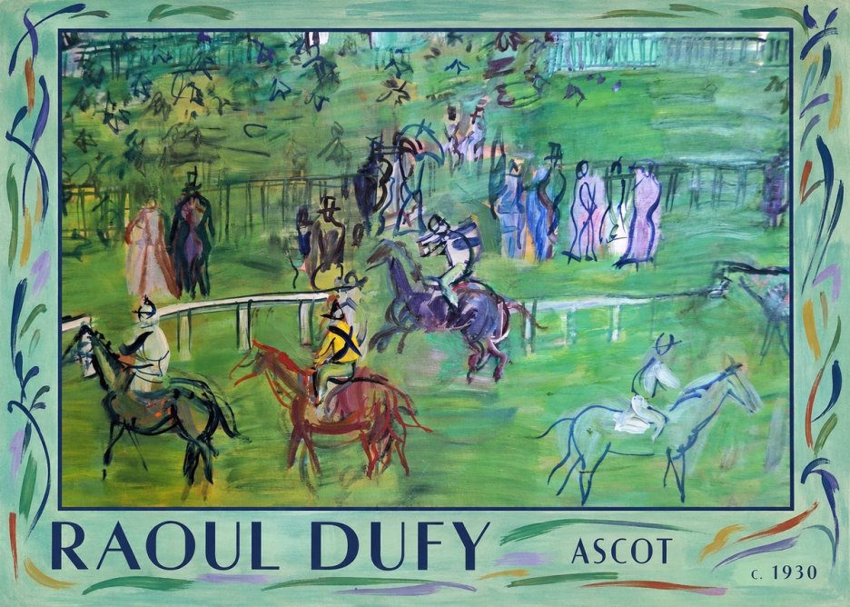Raoul Dufy Ascot No1 - Póster