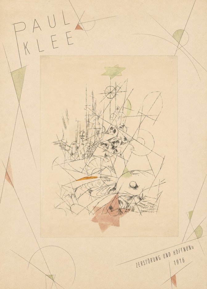 Paul Klee Zerstörung Und Hoffnung II No5 - Póster