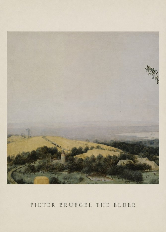 Pieter Bruegel The Harvesters VI No4 - Póster