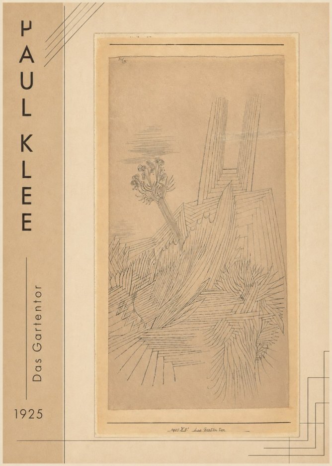 Paul Klee Das Gartentor I No2 - Póster
