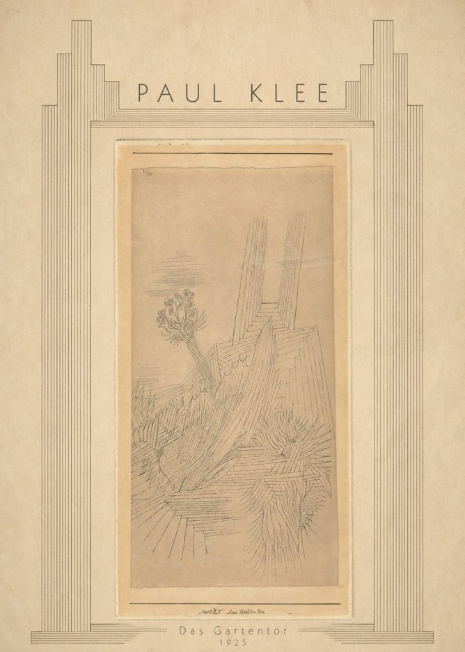 Paul Klee Das Gartentor I No6 - Póster