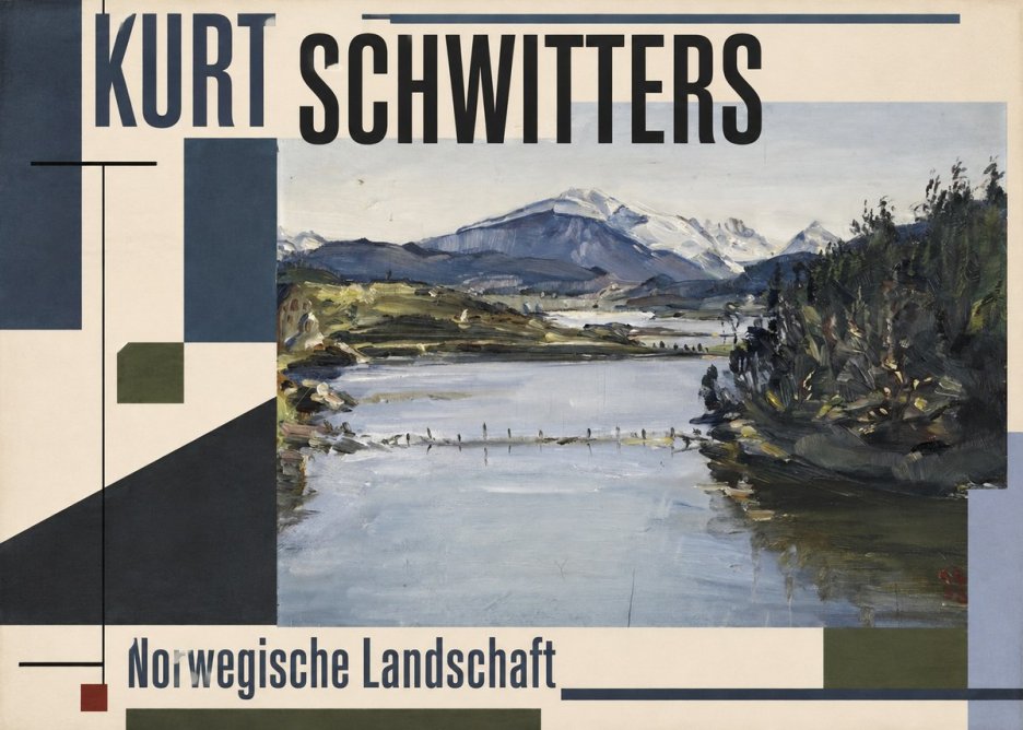 Kurt Schwitters Norwegische Landschaft No2 - Póster