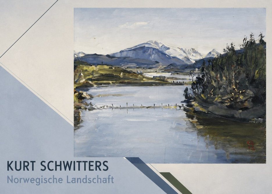 Kurt Schwitters Norwegische Landschaft No3 - Póster
