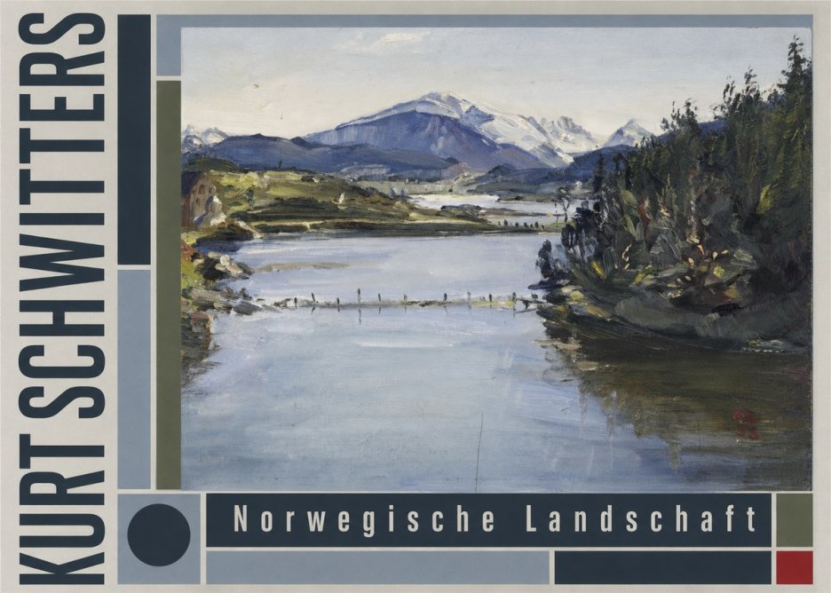 Kurt Schwitters Norwegische Landschaft No4 - Póster