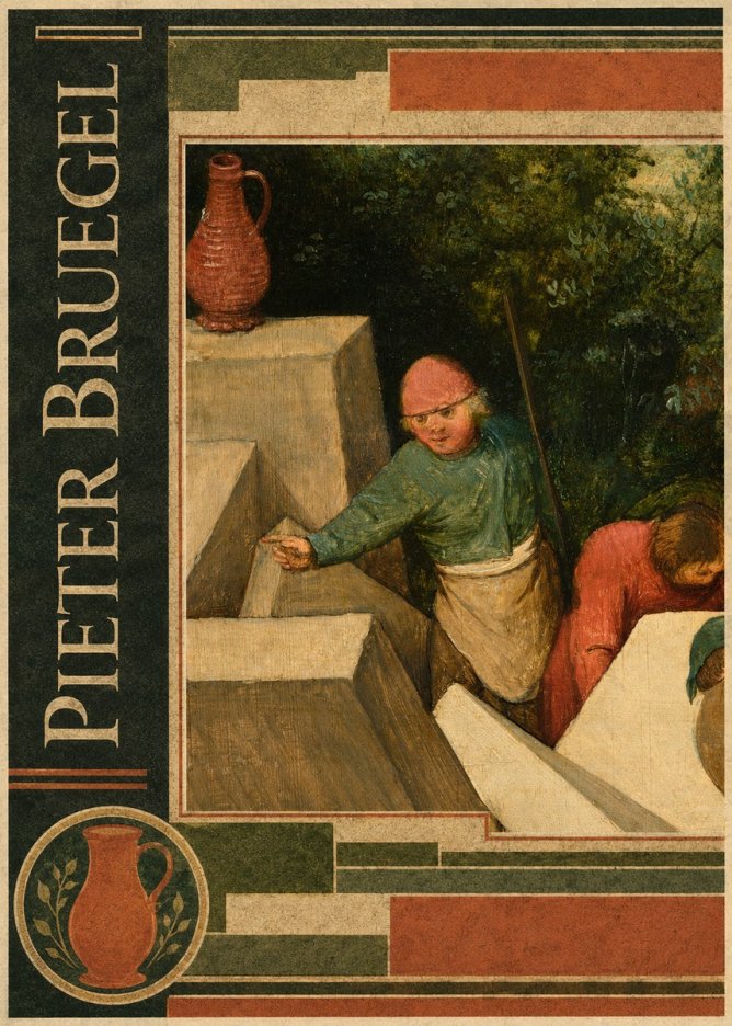 Pieter Bruegel The Tower of Babel XIX No6 - Póster