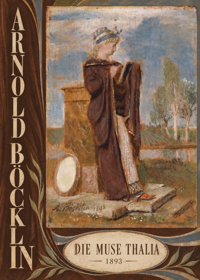 Arnold Böcklin Die Muse Thalia I No6 - Póster