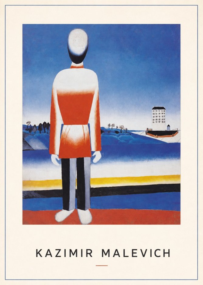Kazimir Malevich Peasant No4 - Póster