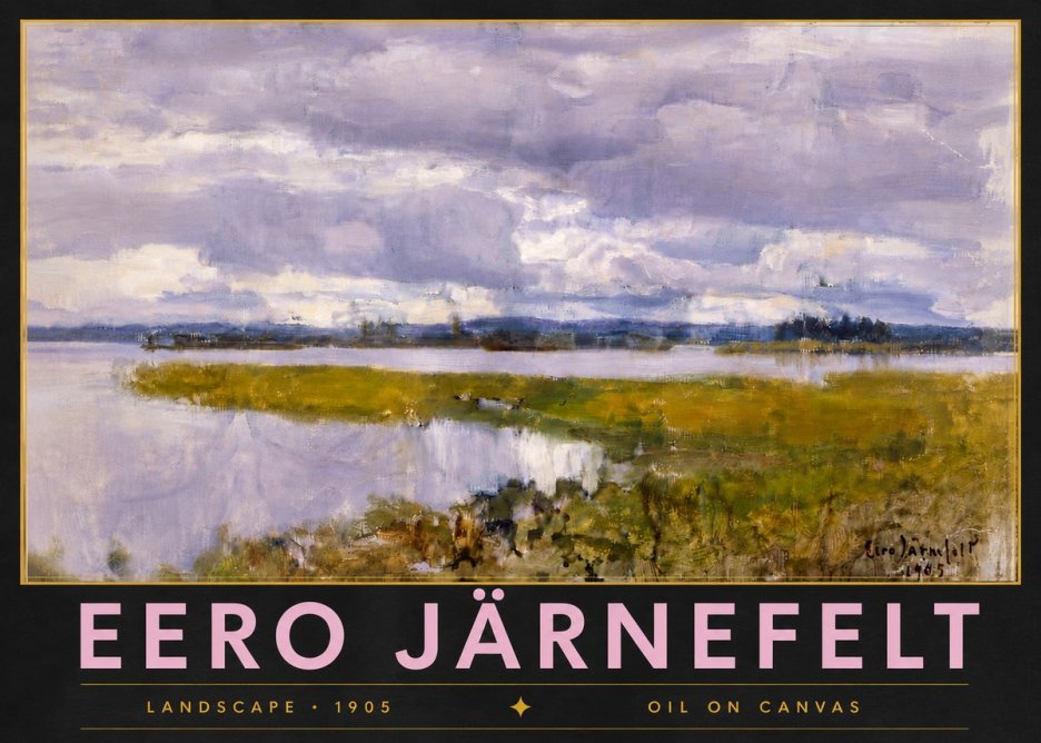 Eero Järnefelt Landscape No6 - Póster