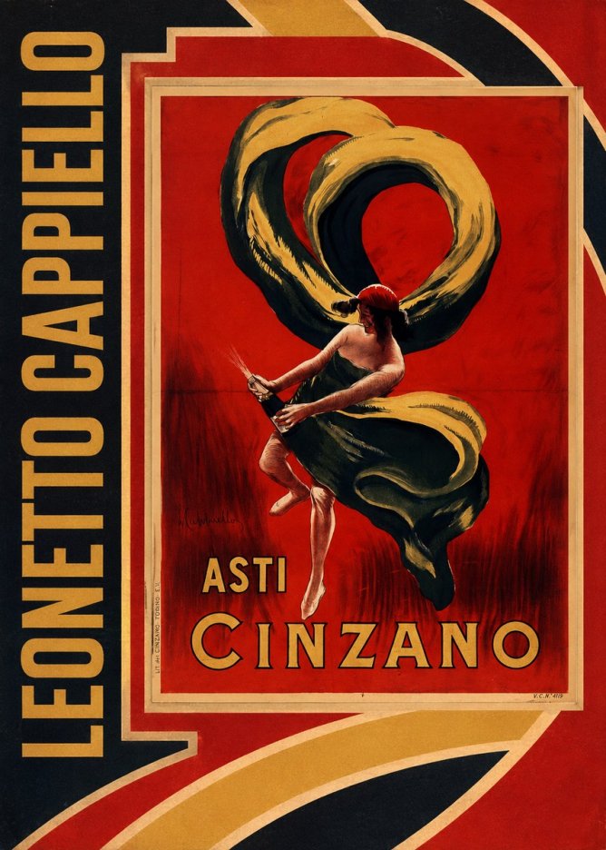 Leonetto Cappiello Asti Cinzano II No3 - Póster