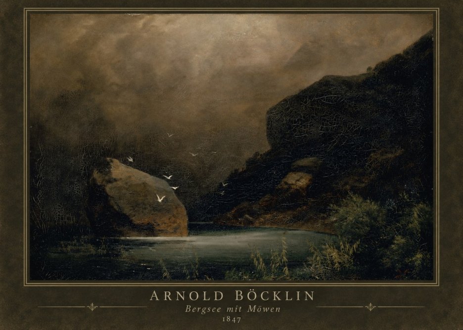 Arnold Böcklin Bergsee Mit Möwen No1 - Póster