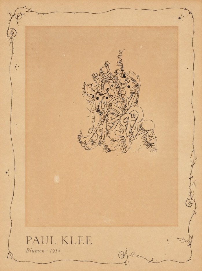 Paul Klee Blumen II No3 - Póster