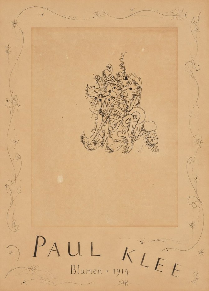 Paul Klee Blumen II No6 - Póster