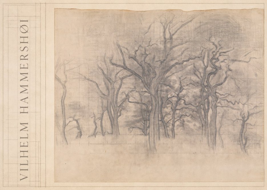 Vilhelm Hammershøi Oak Trees No3 - Póster