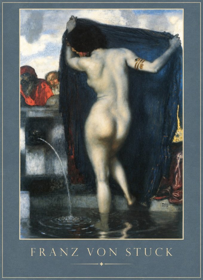 Franz von Stuck Susanna and the Elders No1 - Póster