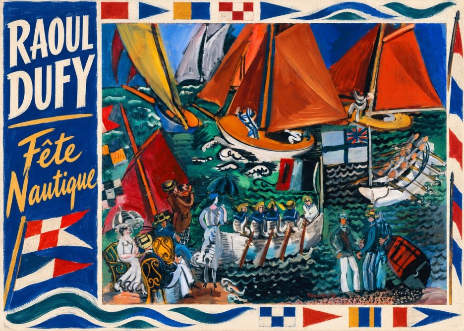 Raoul Dufy Fête Nautique No5 - Póster