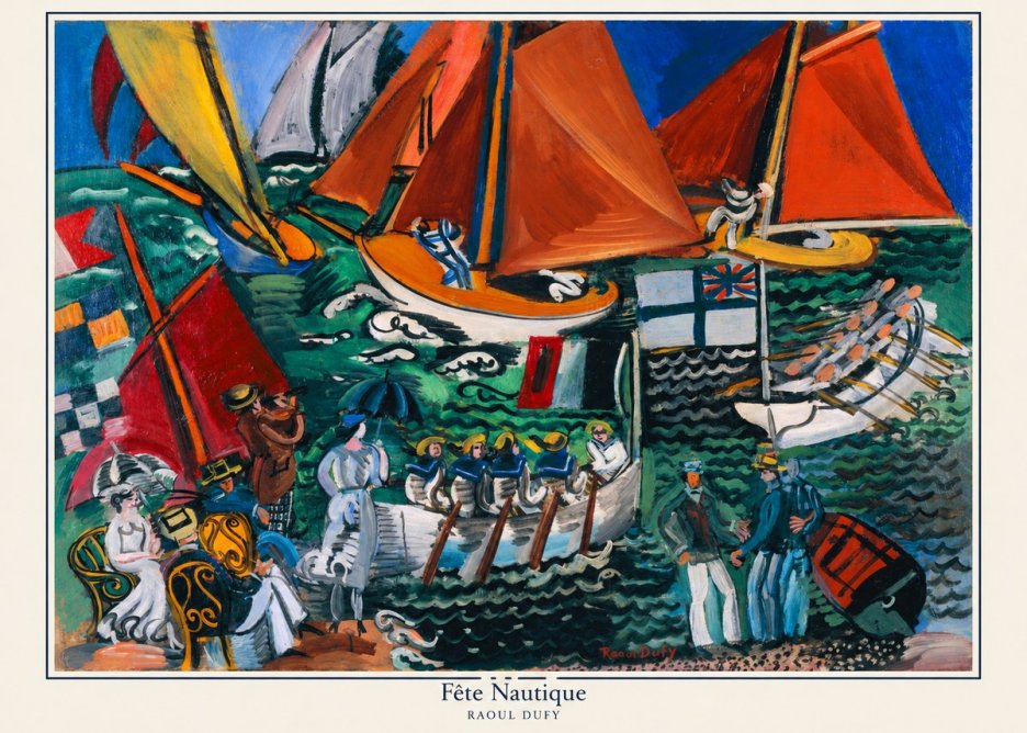 Raoul Dufy Fête Nautique No6 - Póster