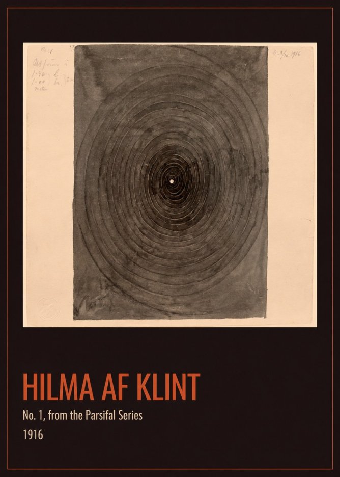 Hilma af Klint No. 1, from the Parsifal Series No1 - Póster