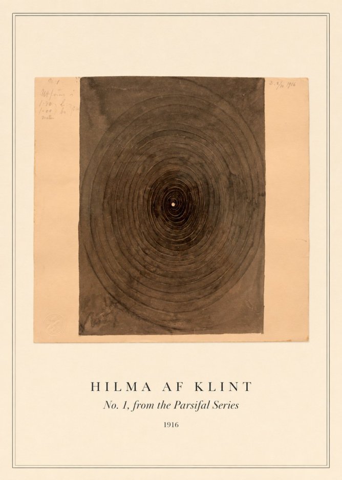 Hilma af Klint No. 1, from the Parsifal Series No3 - Póster