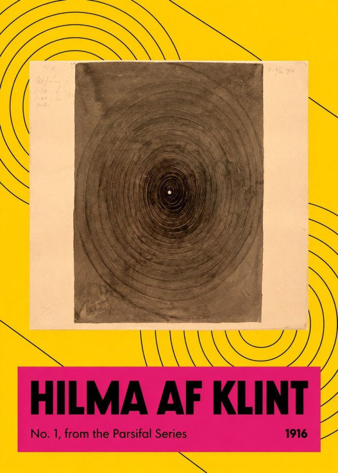 Hilma af Klint No. 1, from the Parsifal Series No4 - Póster