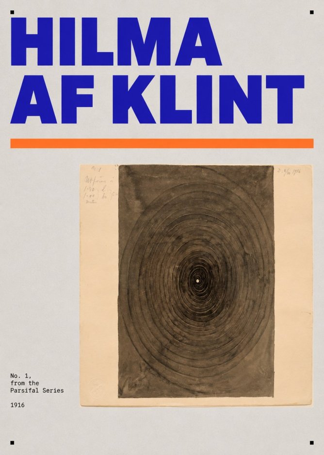 Hilma af Klint No. 1, from the Parsifal Series No5 - Póster