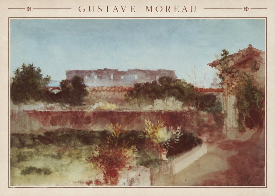 Gustave Moreau Rome No2 - Póster